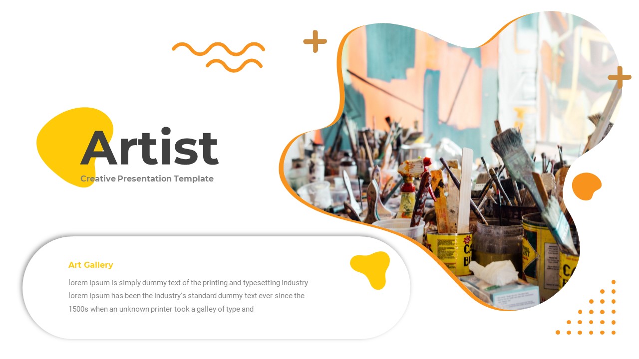 Artist Powerpoint Template, Presentation Templates GraphicRiver